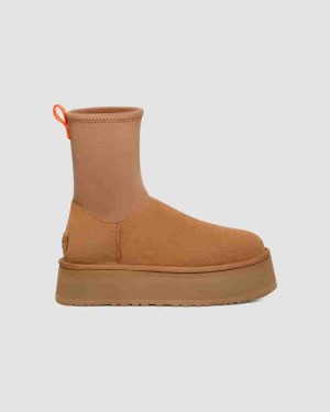 Botas UGG Classic Dipper Mujer Cafe | COV8558R