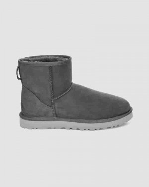 Botas UGG Classic Mini Hombre Gris Oscuro | COQ8632M