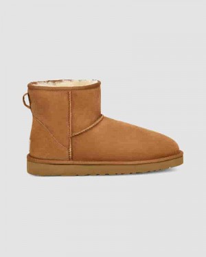 Botas UGG Classic Mini Hombre Marrones | COW8631N