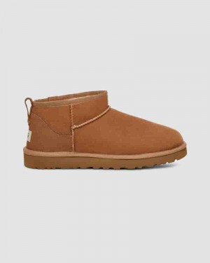 Botas UGG Classic Ultra Mini Hombre Marrones | COH8648A