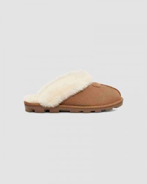 Pantuflas UGG Coquette Slipper Mujer Marrones | COL8614I