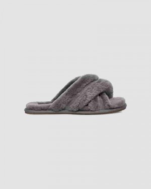 Pantuflas UGG Scuffita Mujer Gris | COU8587Z