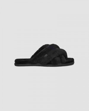 Pantuflas UGG Scuffita Niños Negras | COO8728K