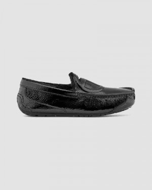 Pantuflas UGG X Telfar Loafer Crinkle Hombre Negras | COV8662R