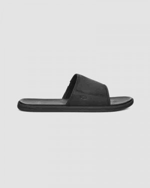 Sandalias UGG Seaside Slide Hombre Negras | COM8658Q