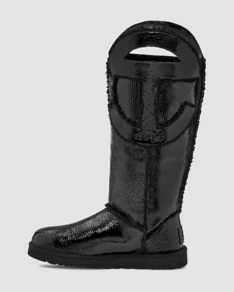 Botas UGG All Gender X TELFAR Logo Tall Hombre Negras | COA8643H