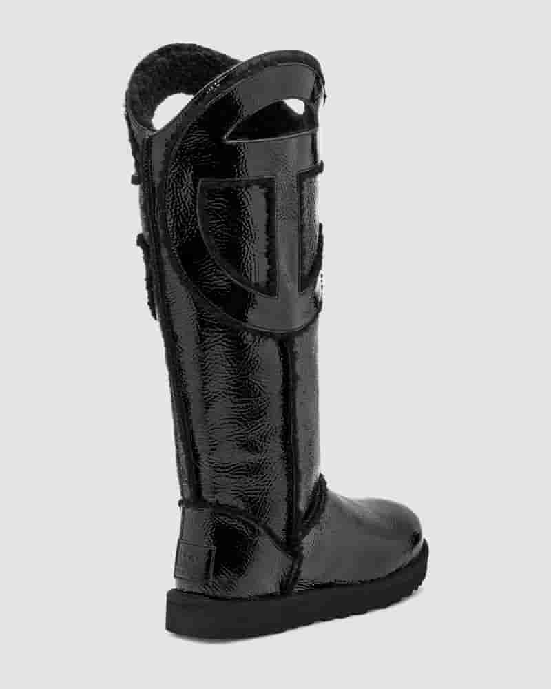 Botas UGG All Gender X TELFAR Logo Tall Hombre Negras | COA8643H