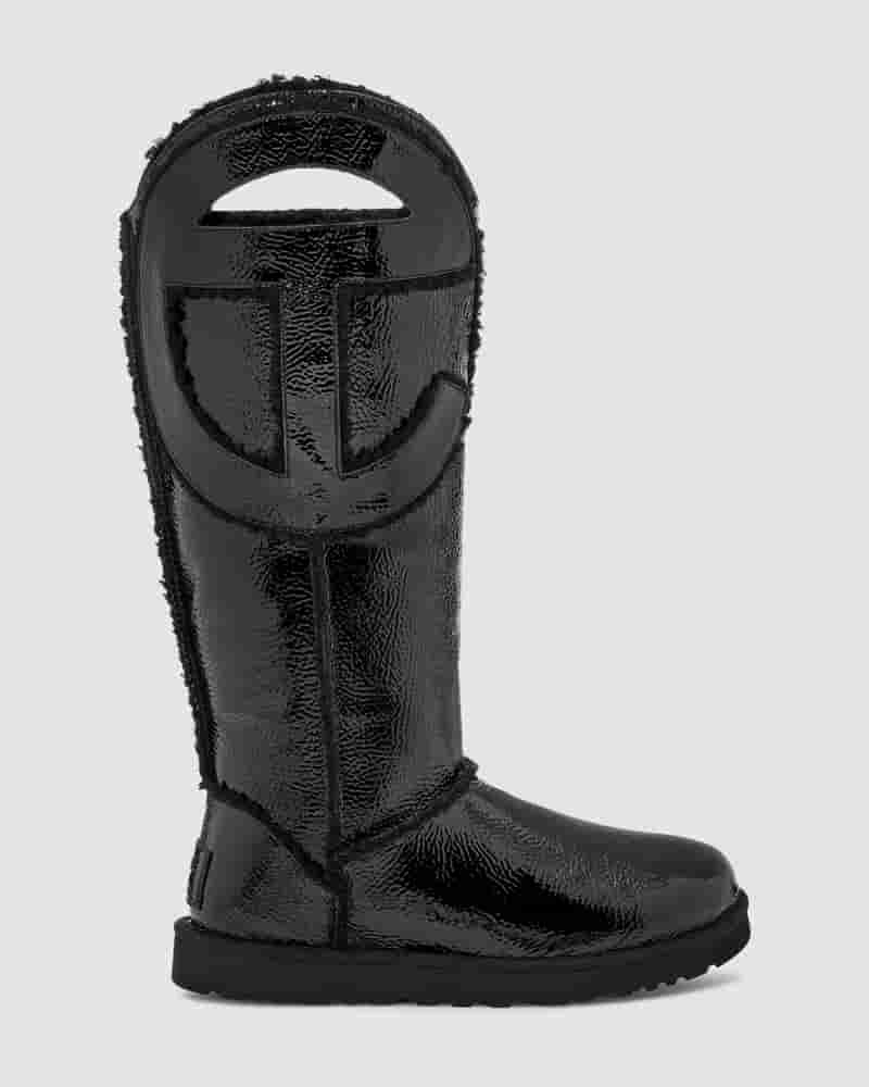 Botas UGG All Gender X TELFAR Logo Tall Hombre Negras | COA8643H