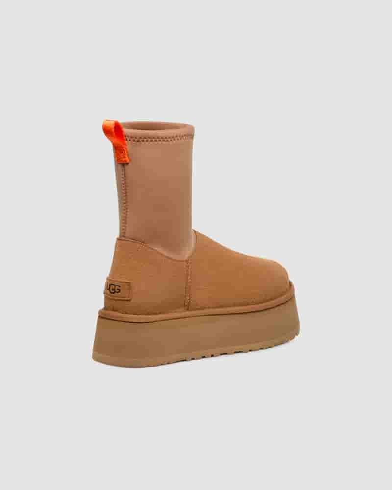 Botas UGG Classic Dipper Mujer Cafe | COV8558R