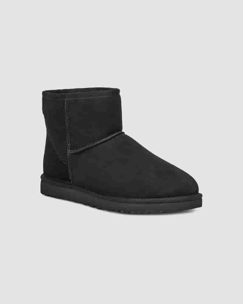 Botas UGG Classic Mini Hombre Negras | COE8630B