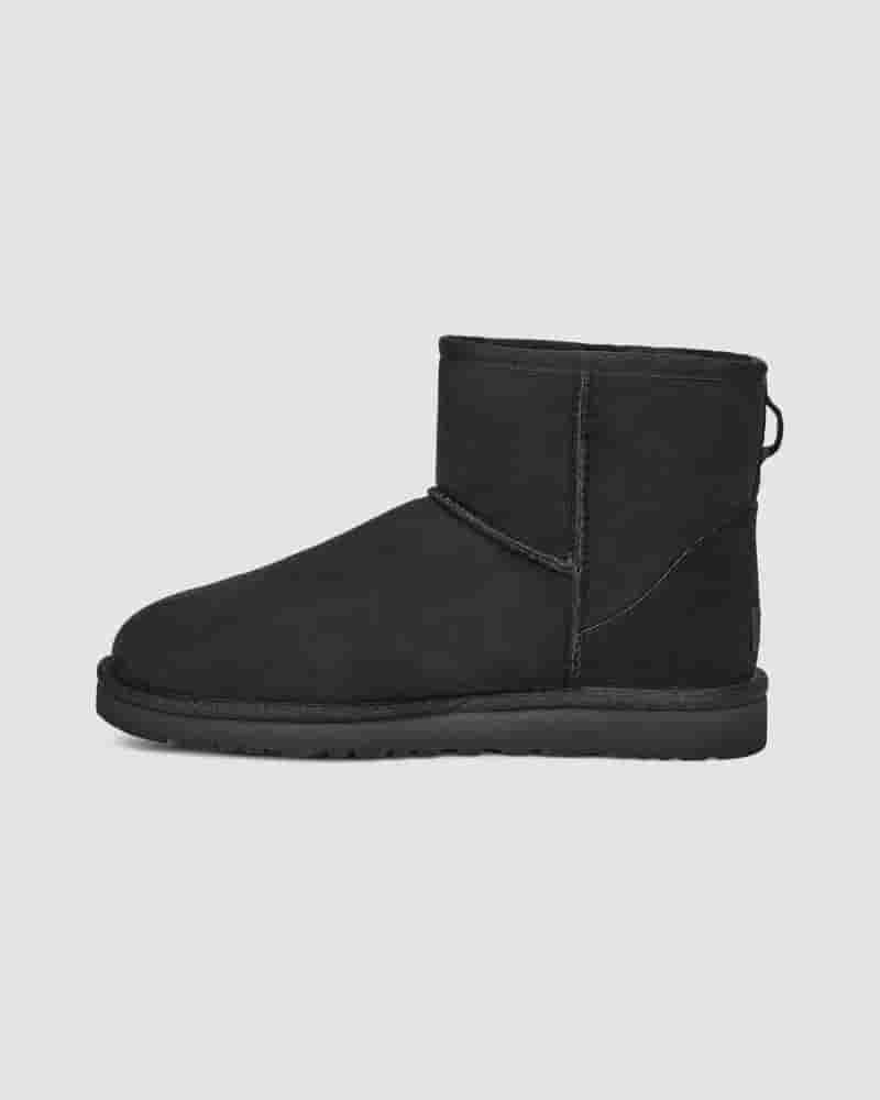 Botas UGG Classic Mini Hombre Negras | COE8630B