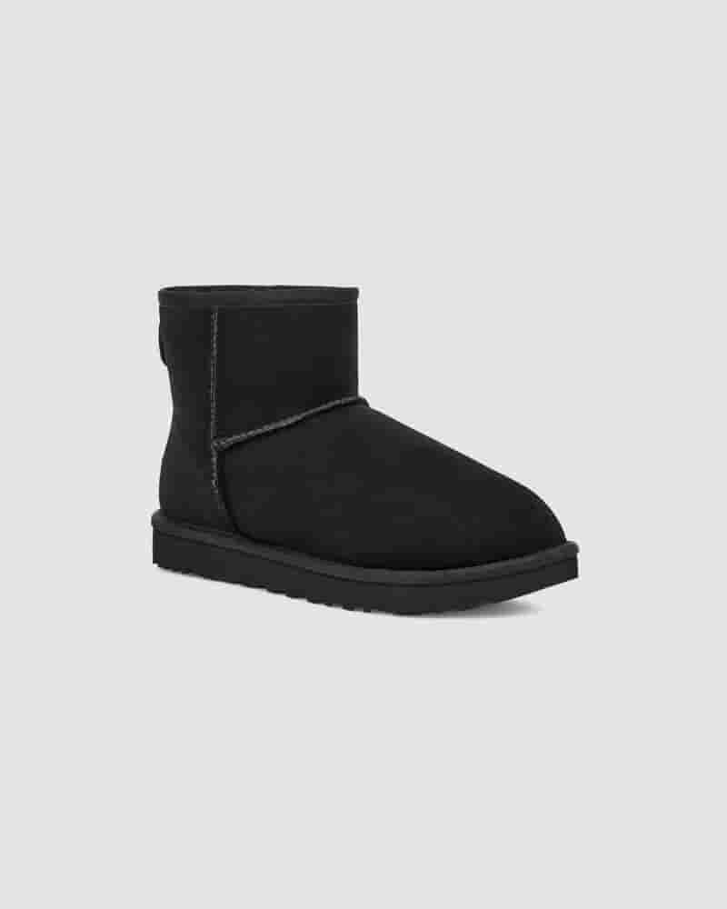 Botas UGG Classic Mini II Boot Niños Negras | COQ8685M