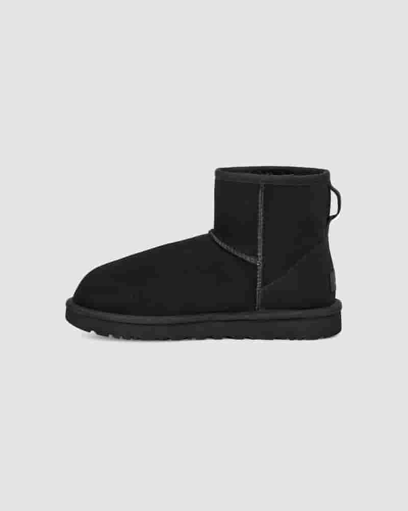 Botas UGG Classic Mini II Boot Niños Negras | COQ8685M