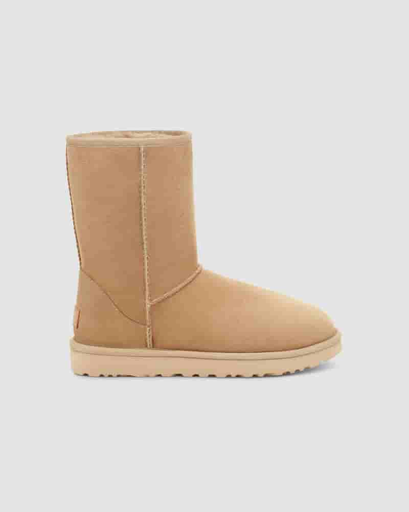 Botas UGG Classic Short II Mujer Moutarde | COD8541F