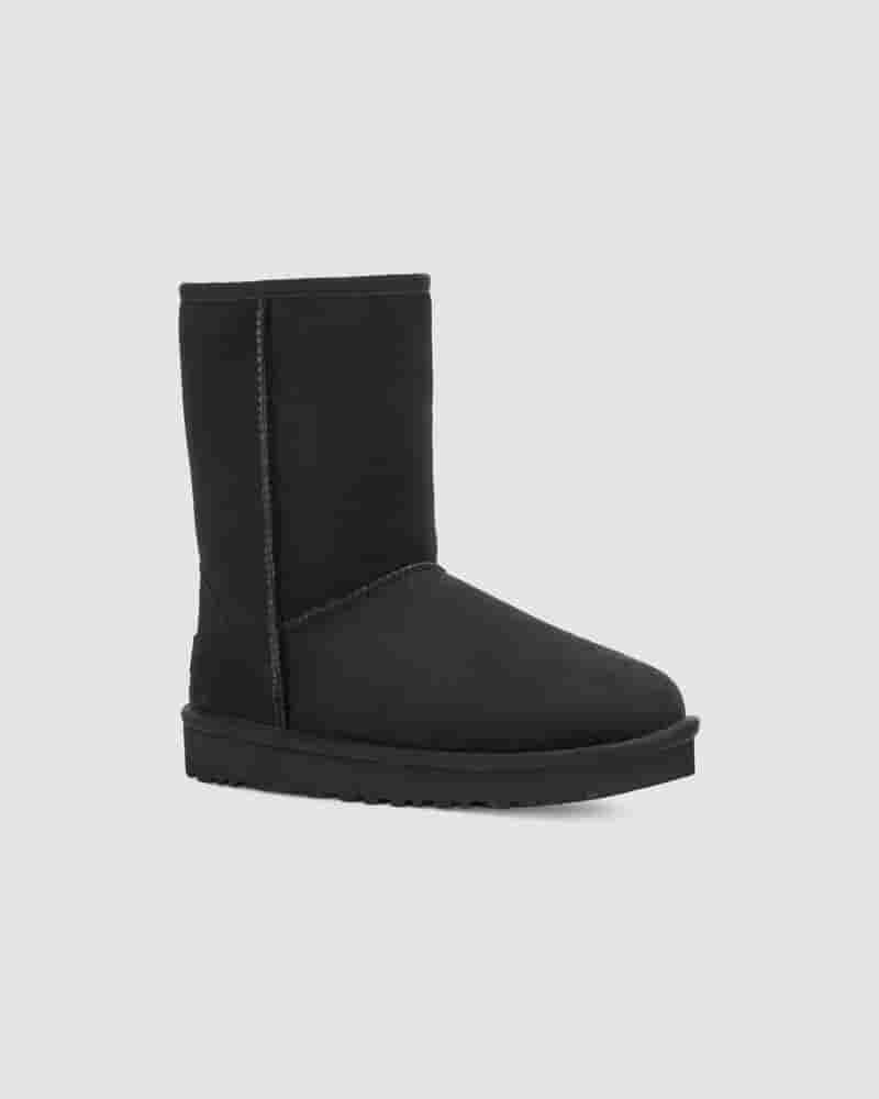 Botas UGG Classic Short II Mujer Negras | COG8543S