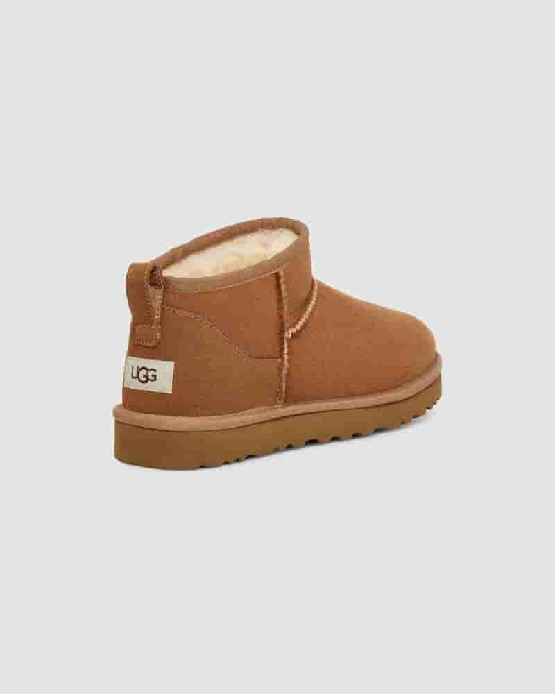 Botas UGG Classic Ultra Mini Hombre Marrones | COH8648A