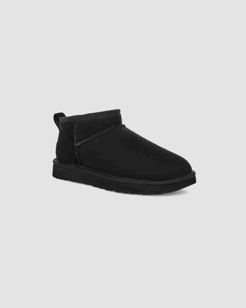 Botas UGG Classic Ultra Mini Mujer Negras | COE8531B