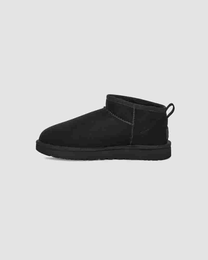 Botas UGG Classic Ultra Mini Mujer Negras | COE8531B