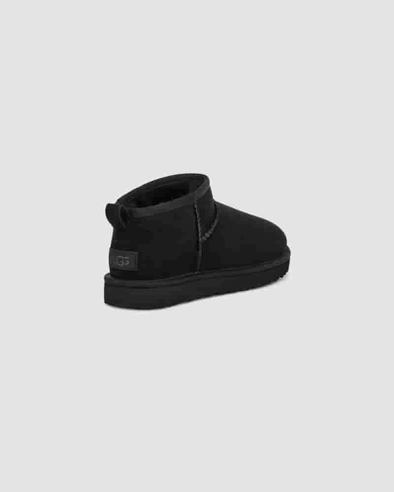 Botas UGG Classic Ultra Mini Mujer Negras | COE8531B