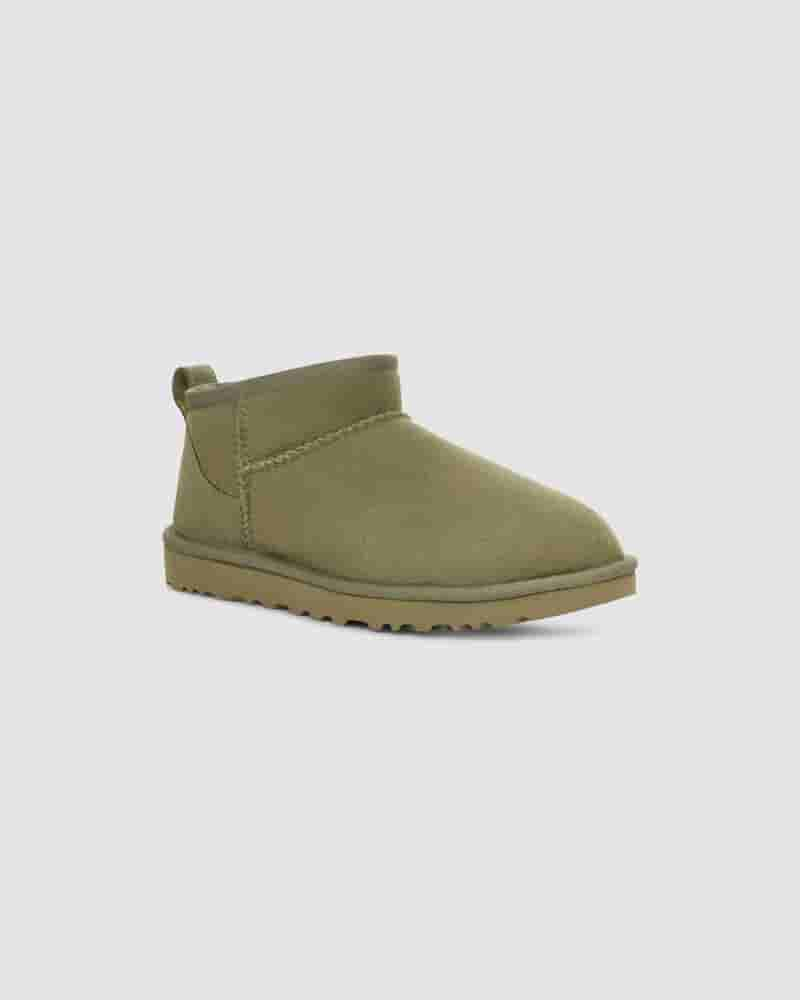 Botas UGG Classic Ultra Mini Mujer Verde Oliva | COO8537K