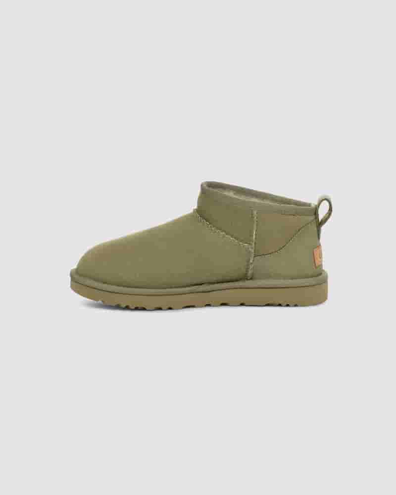 Botas UGG Classic Ultra Mini Mujer Verde Oliva | COO8537K