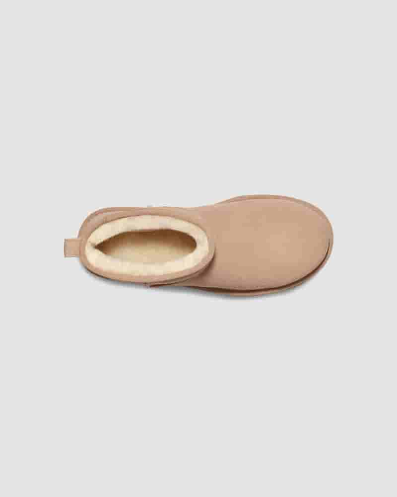 Botas UGG Classic Ultra Mini Platform Niños Marrones | CON8712W