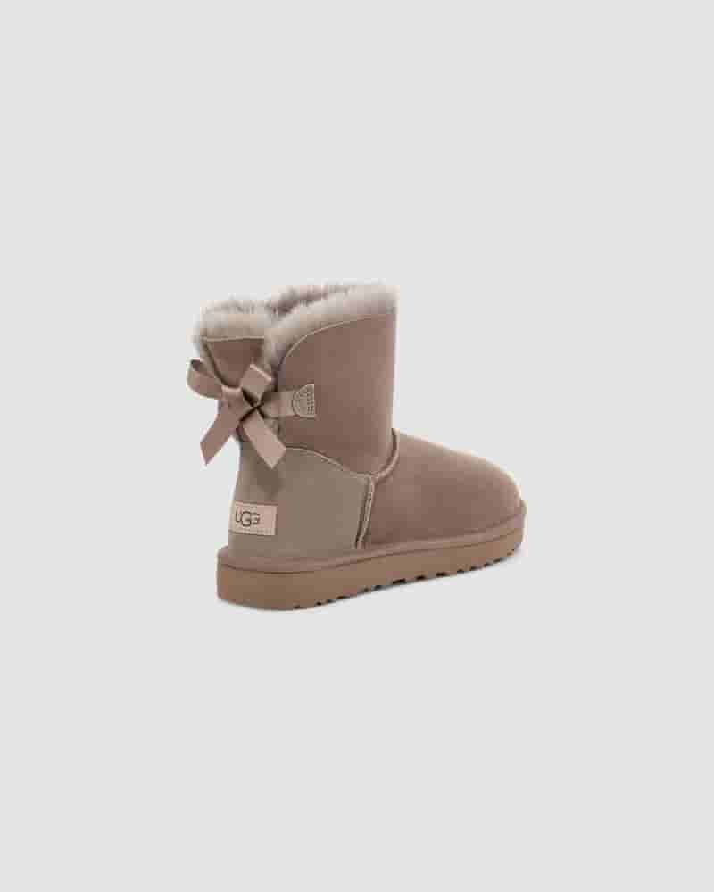 Botas UGG Mini Bailey Bow II Mujer Kaki | COE8526B