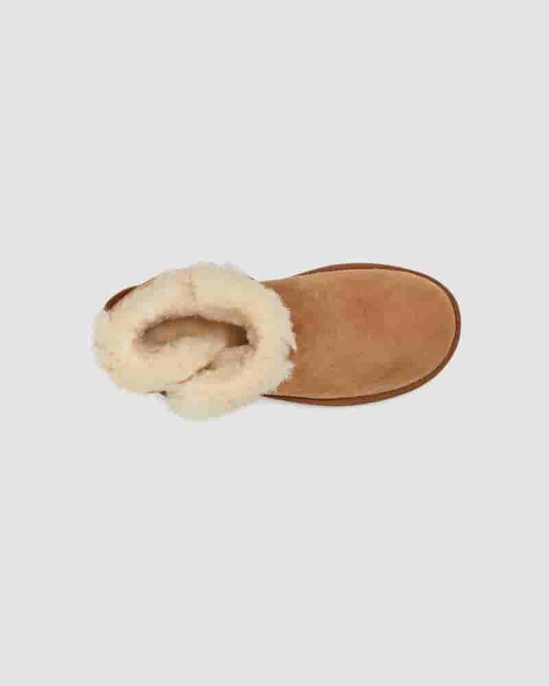 Botas UGG Mini Bailey Button II Mujer Marrones | COR8525V