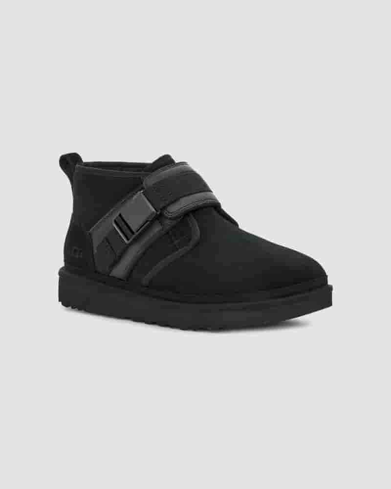 Botas UGG Neumel Snapback Hombre Negras | COF8646D