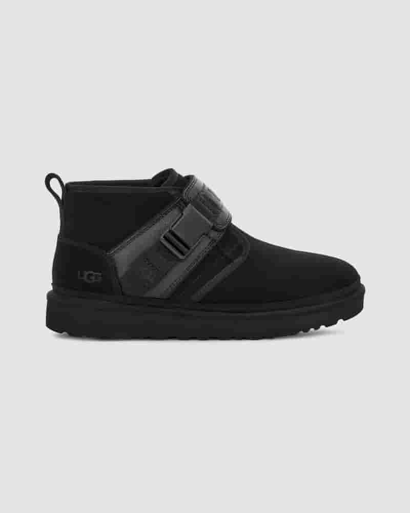 Botas UGG Neumel Snapback Hombre Negras | COF8646D