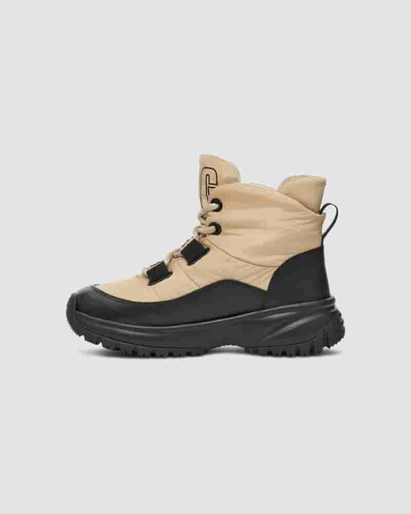 Botas UGG Weather Yose Puffer Encaje Mujer Moutarde | COJ8512P