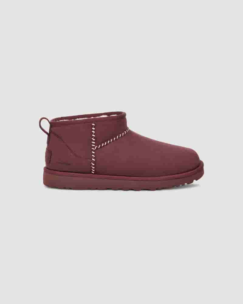 Botas UGG X Madhappy Ultra Mini Mujer Burdeos | COU8522Z