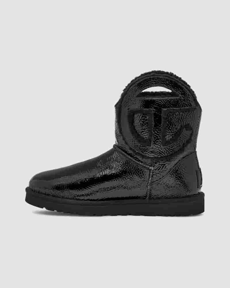 Botas UGG X Telfar Logo Mini Crinkle Hombre Negras | COT8637C