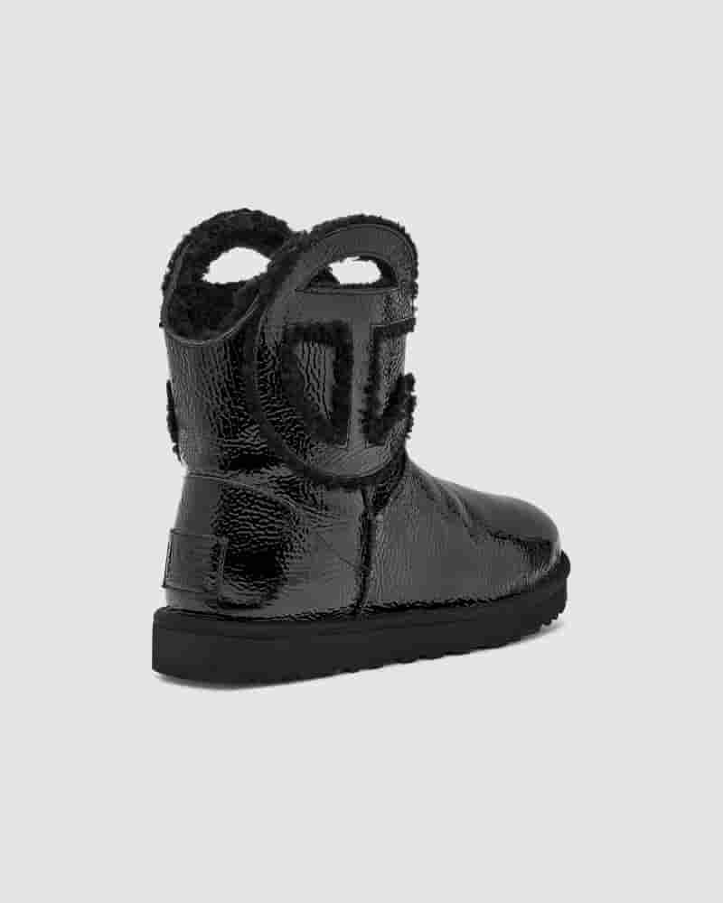 Botas UGG X Telfar Logo Mini Crinkle Hombre Negras | COT8637C