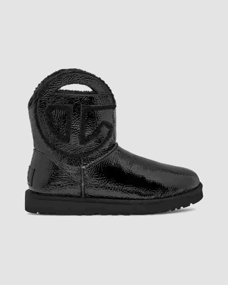 Botas UGG X Telfar Logo Mini Crinkle Hombre Negras | COT8637C