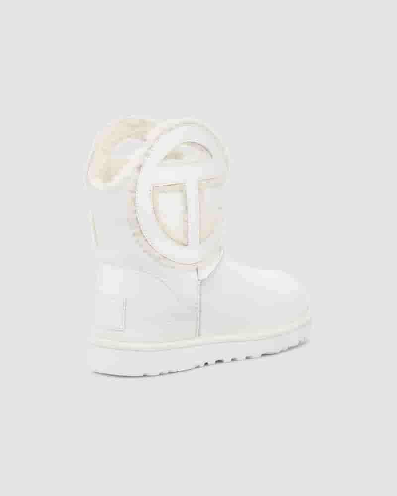 Botas UGG X Telfar Logo Mini Crinkle Hombre Blancas | COY8638X