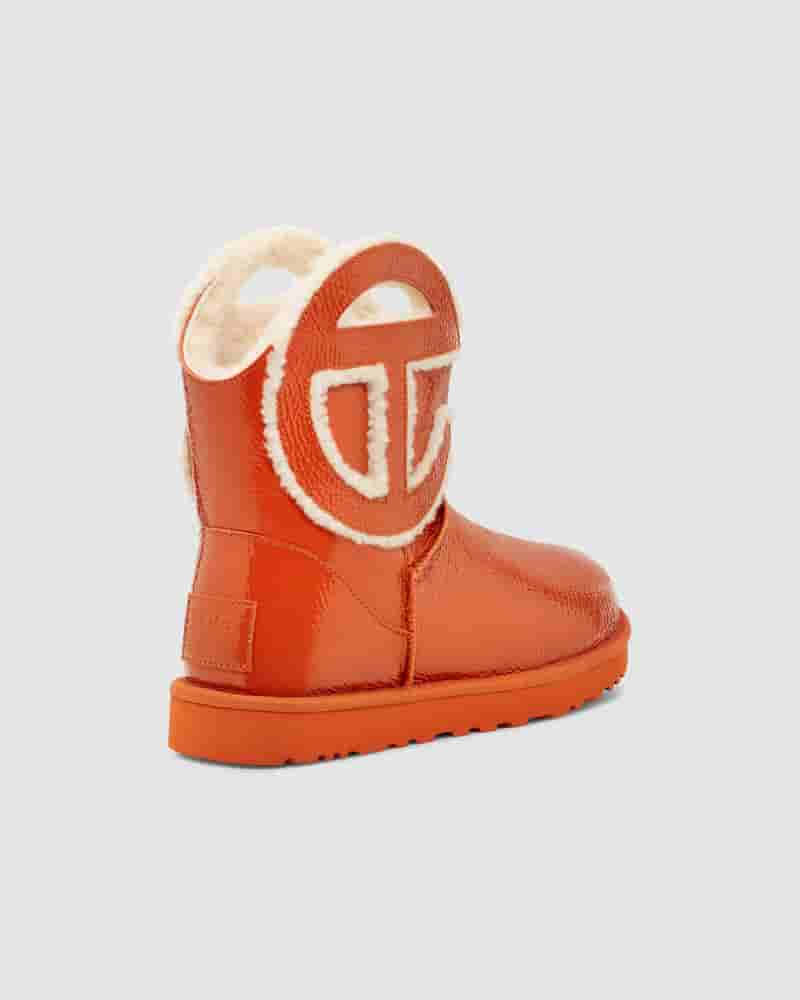 Botas UGG X Telfar Logo Mini Crinkle Hombre Naranjas | COU8639Z