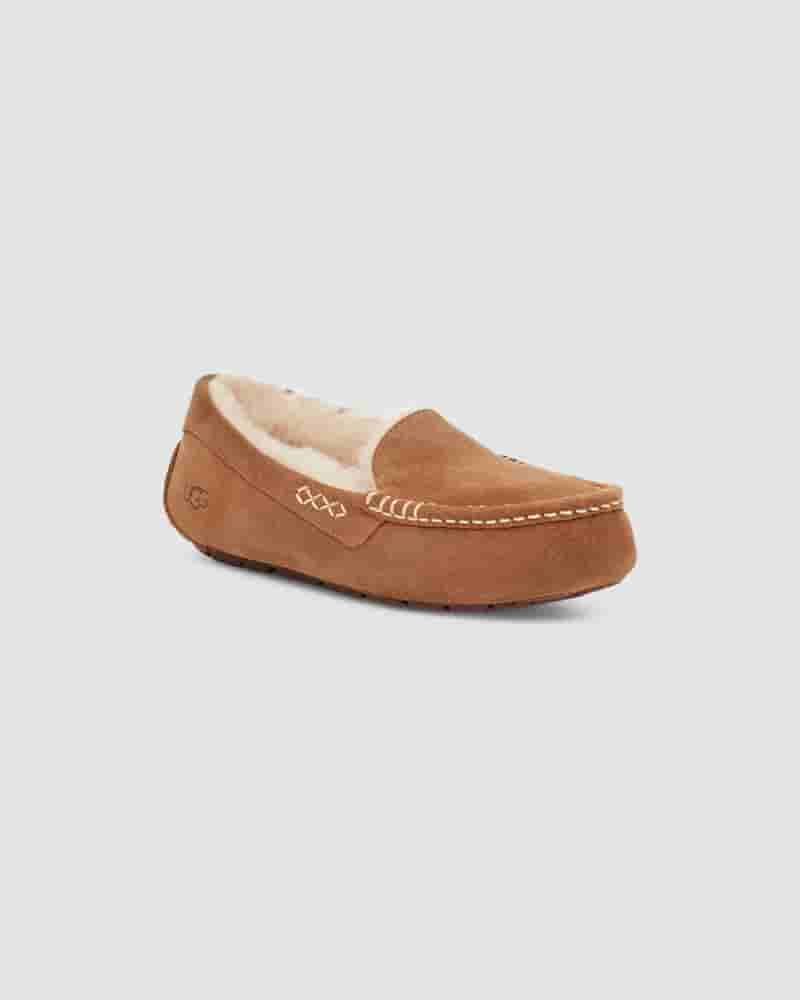 Pantuflas UGG Ansley Mujer Cafe | COF8619D