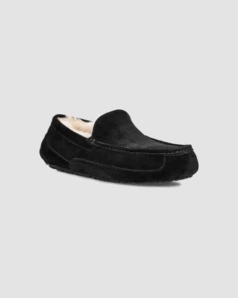 Pantuflas UGG Ascot Hombre Negras | COL8666I