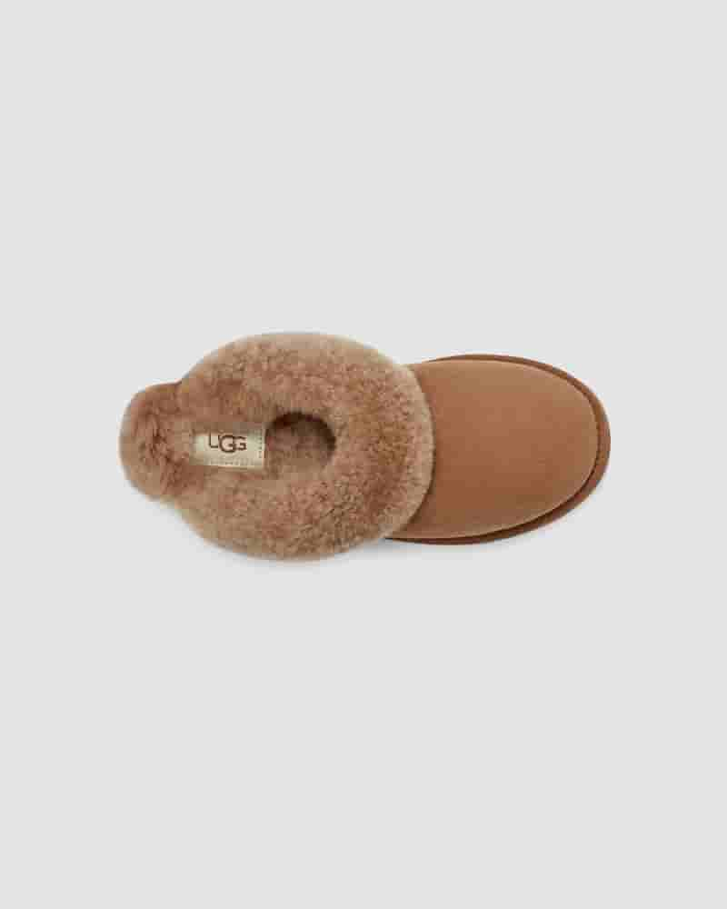 Pantuflas UGG Classic II Mujer Cafe | COG8618S