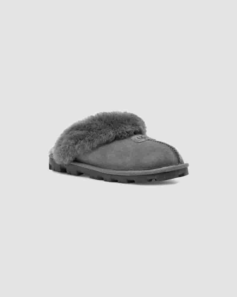 Pantuflas UGG Coquette Slipper Mujer Gris | COZ8613U