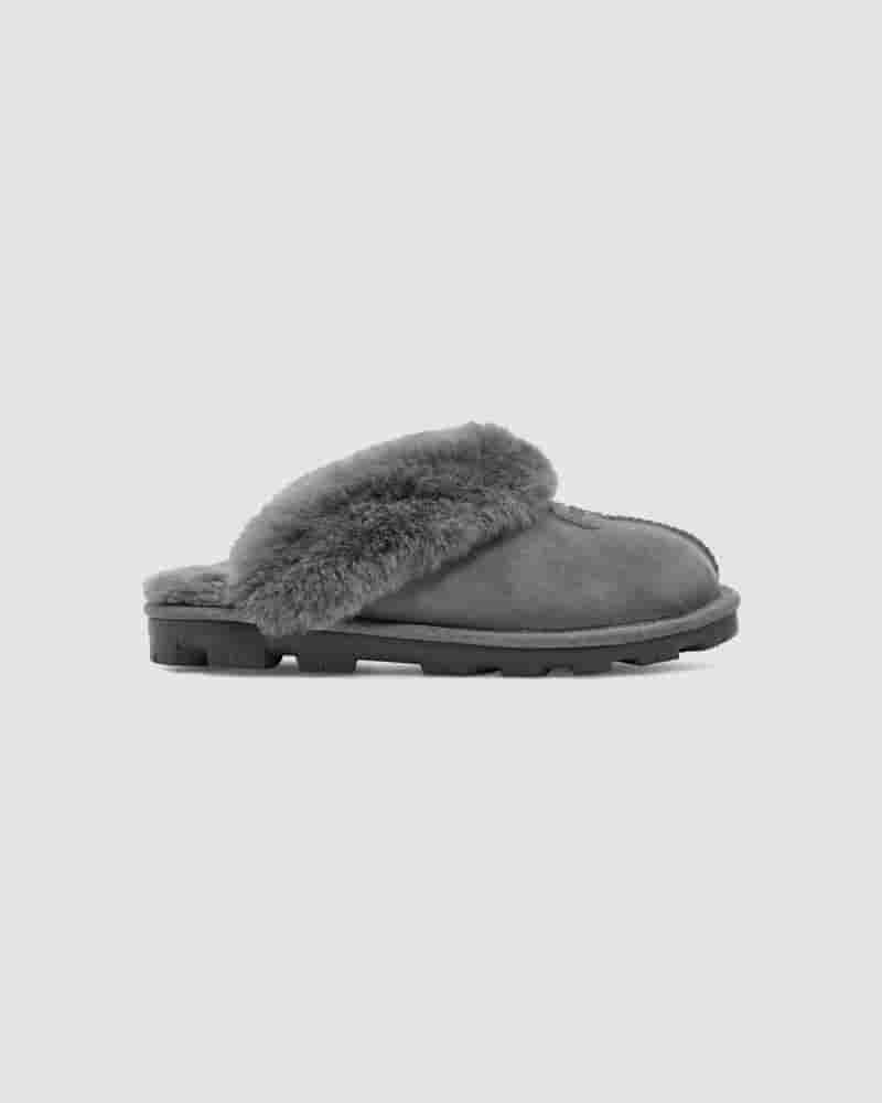 Pantuflas UGG Coquette Slipper Mujer Gris | COZ8613U