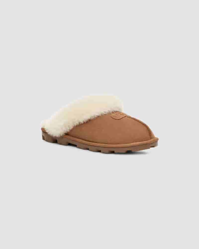 Pantuflas UGG Coquette Slipper Mujer Marrones | COL8614I