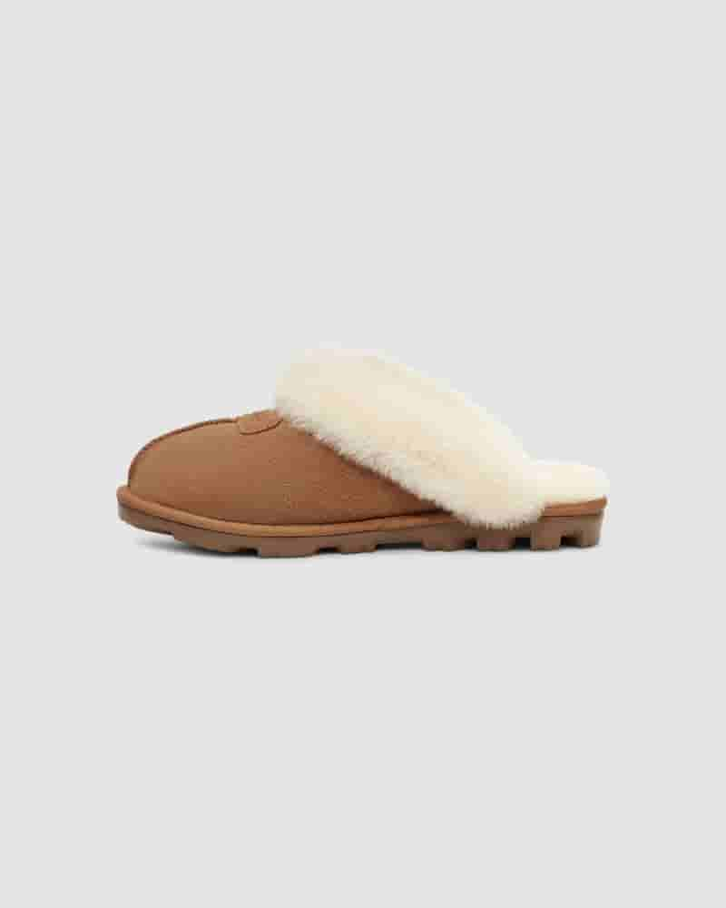 Pantuflas UGG Coquette Slipper Mujer Marrones | COL8614I