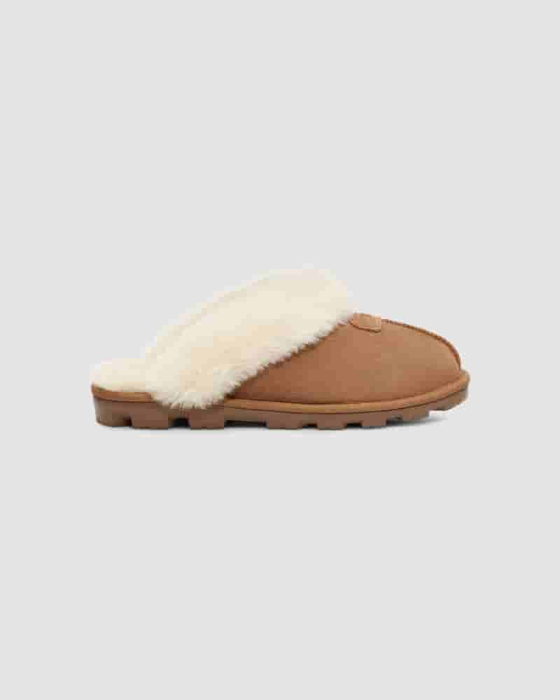 Pantuflas UGG Coquette Slipper Mujer Marrones | COL8614I