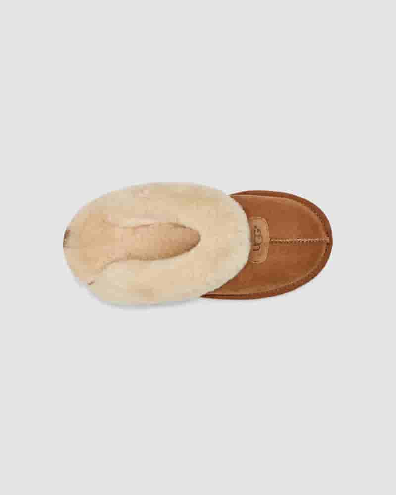 Pantuflas UGG Coquette Slipper Niños Cafe | COQ8736M