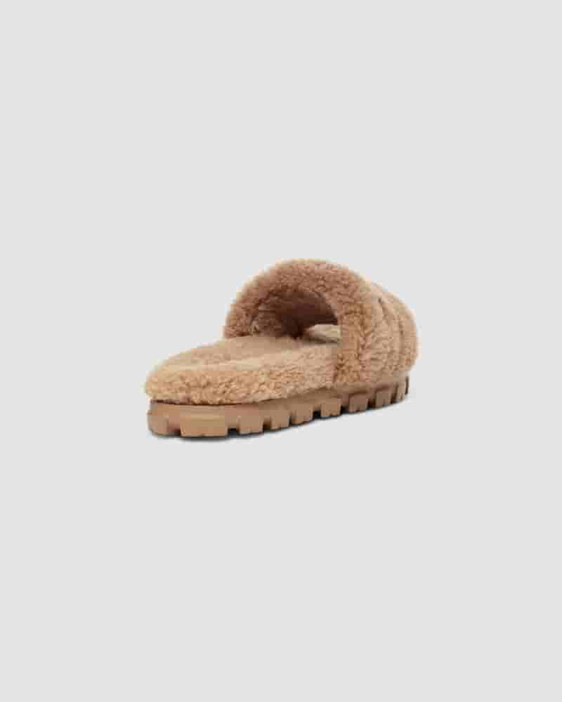 Pantuflas UGG Cozetta Curly Mujer Marrones | COX8612Y