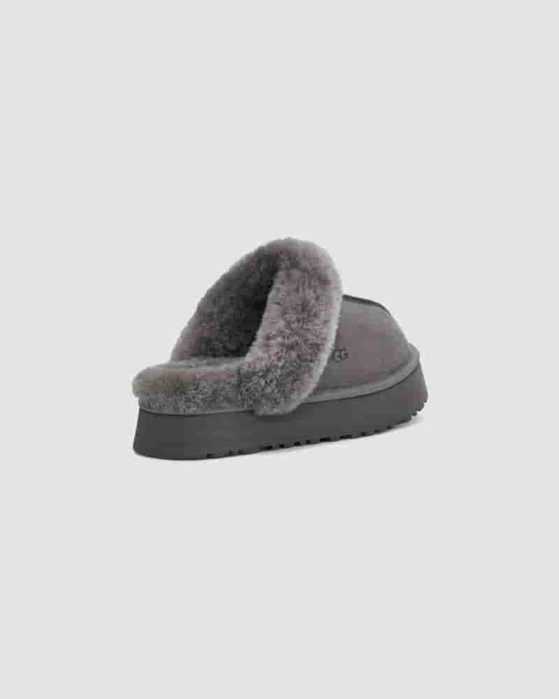 Pantuflas UGG Disquette Mujer Gris | COC8611T