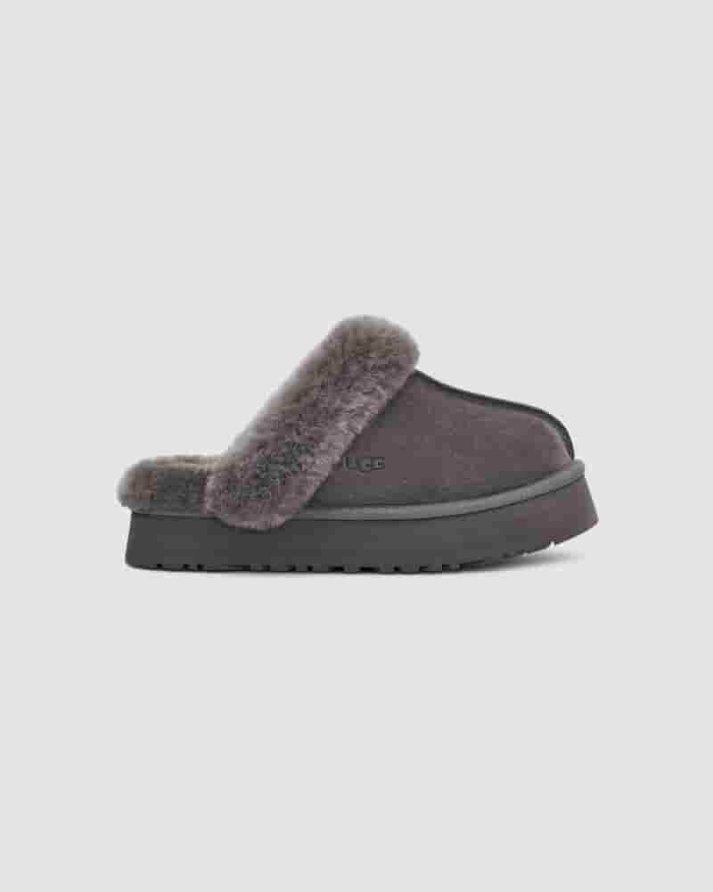 Pantuflas UGG Disquette Mujer Gris | COC8611T