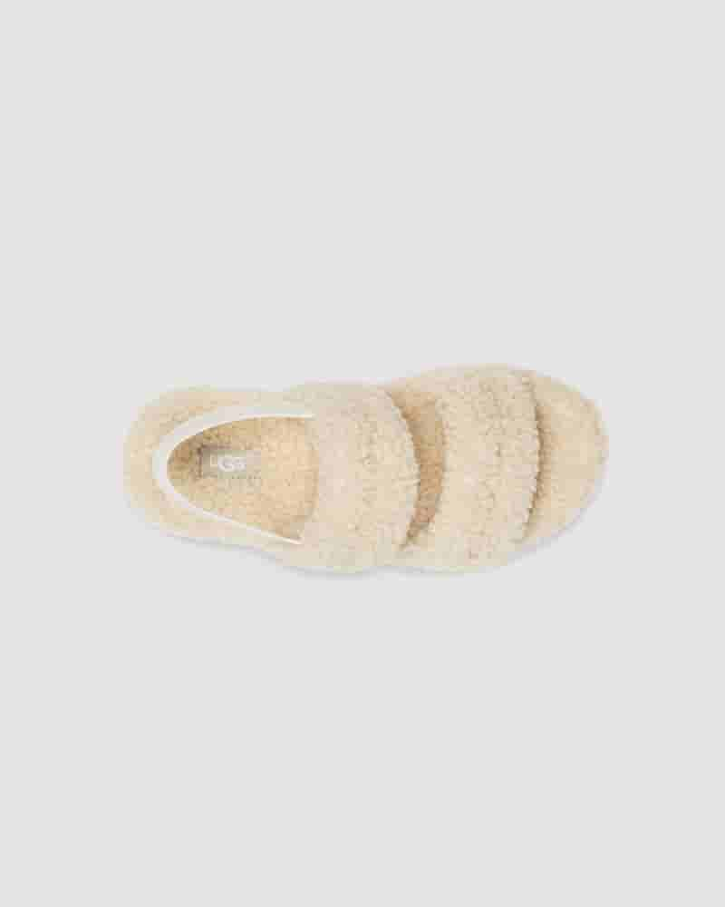 Pantuflas UGG Oh Fluffita Mujer Beige | COB8604E